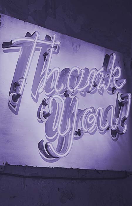 thank you for your kind words